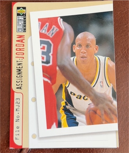 1996-97 Upper Deck Collector's Choice Assignment: Jordan #365 Michael Jordan — front