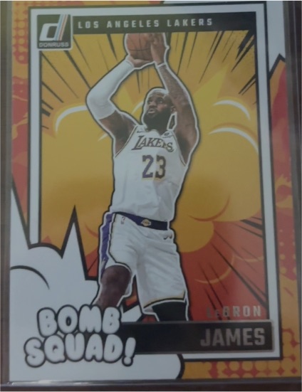 2024-25 Panini Donruss #7 LeBron James Bomb Squad — front
