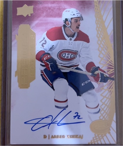 2022-23 Upper Deck Premier #143 Arber Xhekaj — front