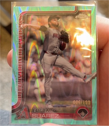 2025 Topps Chrome #48 Eugenio Suarez — front