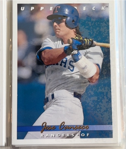 1993 Upper Deck #365 Jose Canseco — front