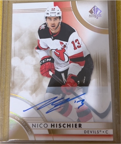 2023-24 Upper Deck SP Authentic #29 Nico Hischier — front