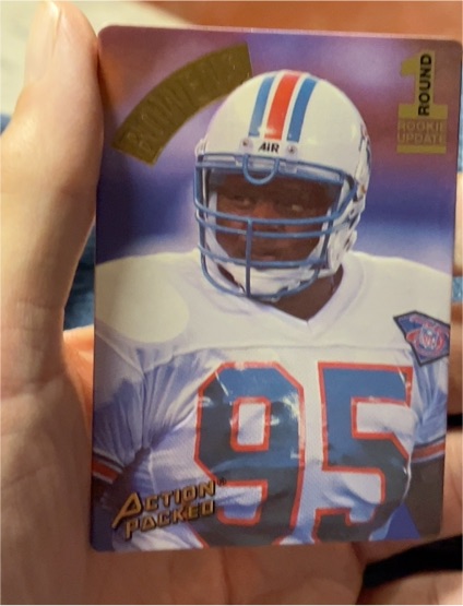 1994 Action Packed #139 Tim Bowens Rookie Miami Dolphins — front