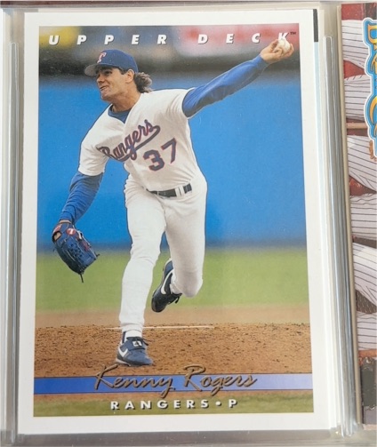 1993 Upper Deck #92 Kenny Rogers — front