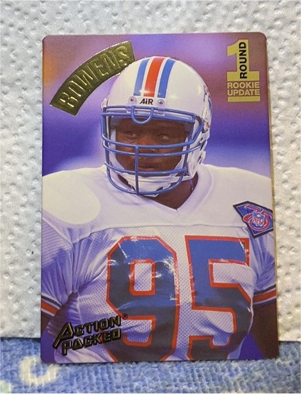 1994 Action Packed #40 Warren Moon Houston Oilers — front