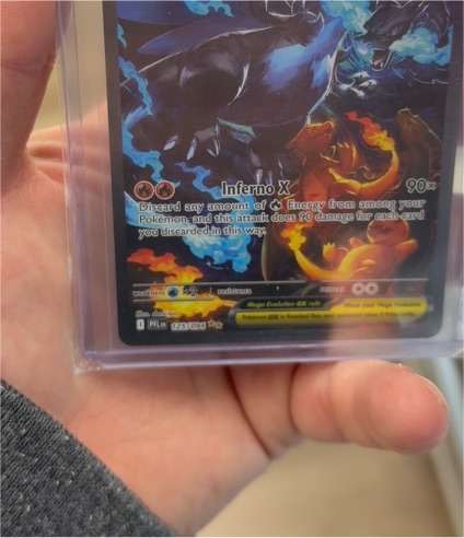 2025 Pokémon TCG Mega Charizard X EX 125/094 Phantasmal Flames — front