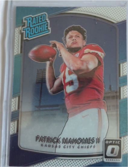 2017 Donruss Optic #177 Patrick Mahomes II — front