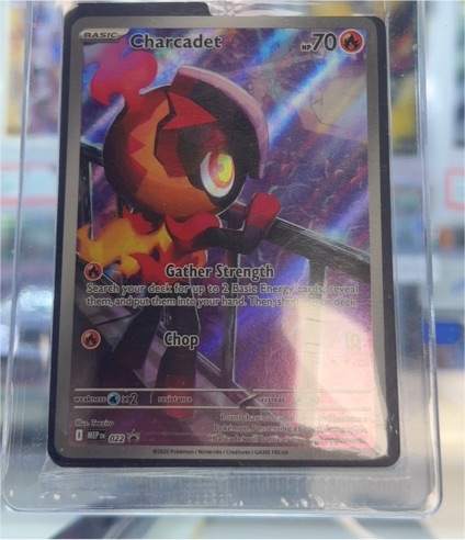 2025 Pokemon Charcadet #022 Phantasmal Flames Black Star Promo — front