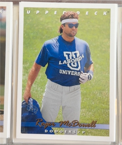 1993 Upper Deck #250 Roger McDowell — front