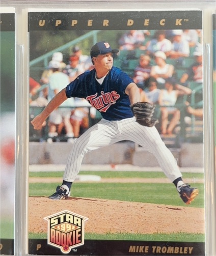 1993 Upper Deck #28 Mike Trombley — front