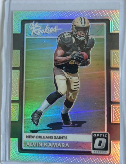 2017 Donruss Optic #17 Alvin Kamara The Rookies — front