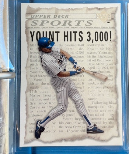 1993 Upper Deck #SP5 Robin Yount / George Brett — front