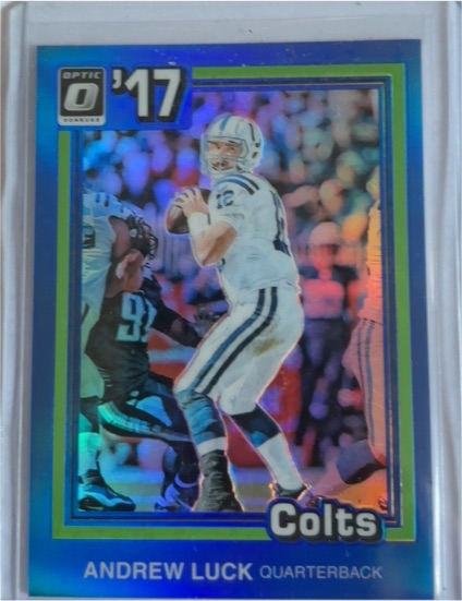 2017 Panini Donruss Optic 1981 Tribute #30 Andrew Luck — front