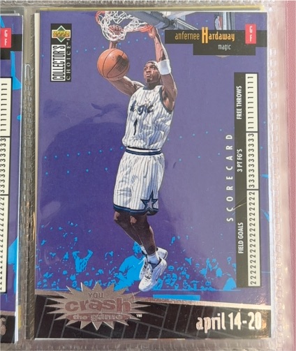1996-97 Upper Deck Collector's Choice #C19 Anfernee Hardaway You Crash the Game — front