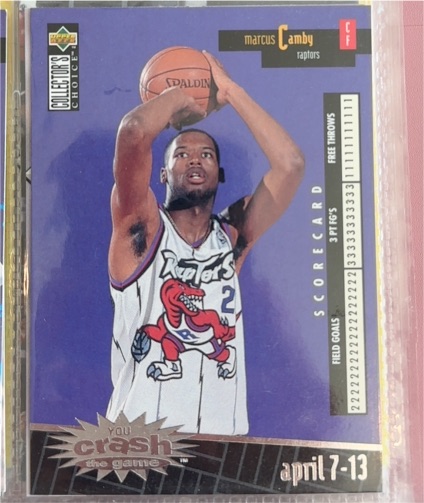 1996-97 Upper Deck Collector's Choice #C26 Marcus Camby — front