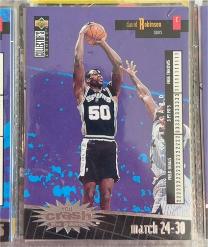 1996-97 Upper Deck Collector's Choice #C David Robinson — front