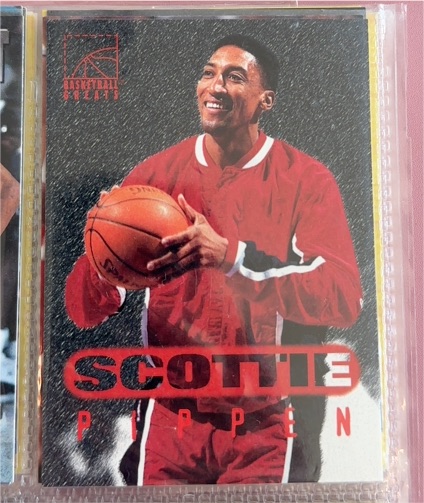 1996 Score Board Basketball Greats #96 Scottie Pippen — front