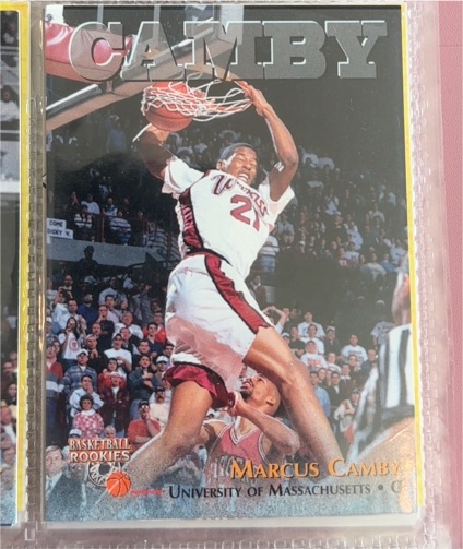 1996 Score Board Basketball Rookies #2 Marcus Camby — front