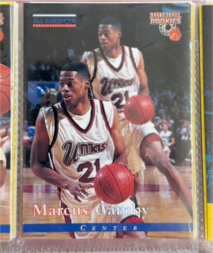 1996 Score Board Rookies #82 Marcus Camby — front