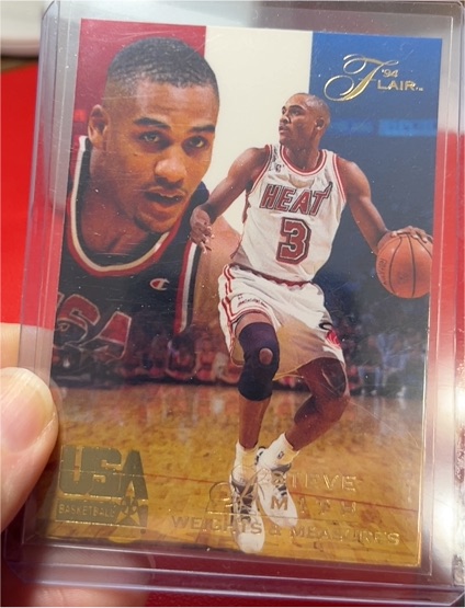 1994 Flair USA Basketball Weights & Measures #94 Steve Smith — front
