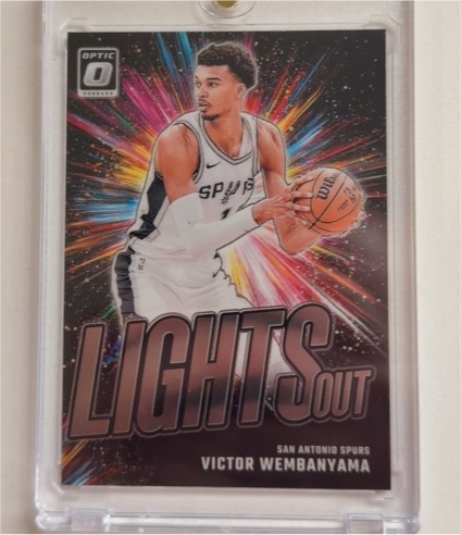 2024-25 Panini Donruss Optic #3 Victor Wembanyama Lights Out — front