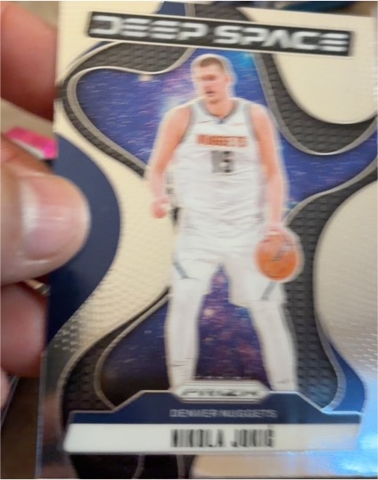 2024-25 Panini Prizm #1 Nikola Jokic Deep Space — front