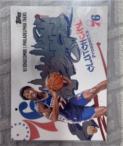 2025-26 Topps Basketball #CC-3 VJ Edgecombe Clutch City Prospects — front