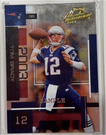 2003 Playoff Absolute Memorabilia #32 Tom Brady — front