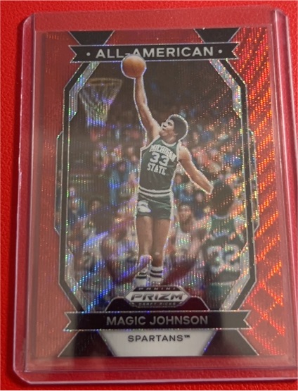 2024 Panini Prizm Draft Picks #28 Magic Johnson All-American — front