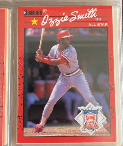 1990 Donruss #710 Ozzie Smith — front
