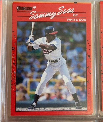 1990 Donruss #489 Sammy Sosa — front