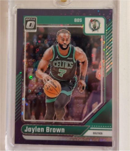 2024-25 Panini Donruss Optic #206 Jaylen Brown — front