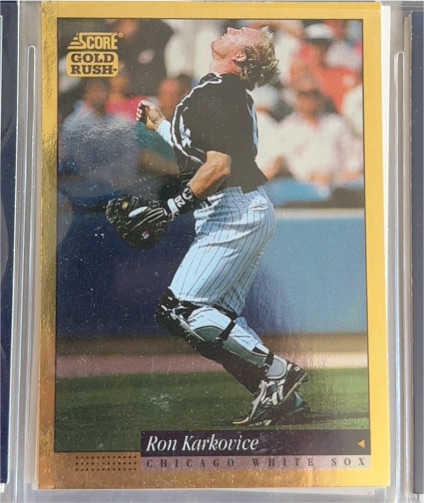 1994 Score Gold Rush #613 Ron Karkovice — front