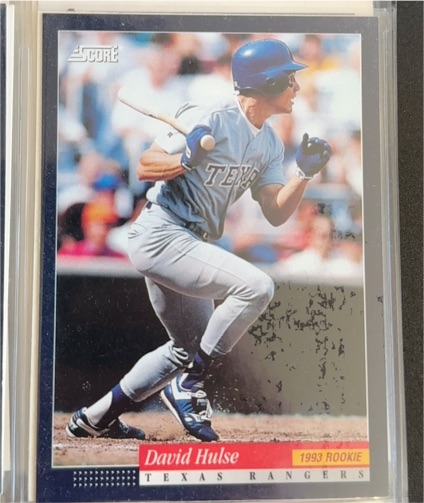 1993 Score #1993 Rookie David Hulse — front
