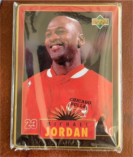 1996 Upper Deck Metal #1 Michael Jordan — front