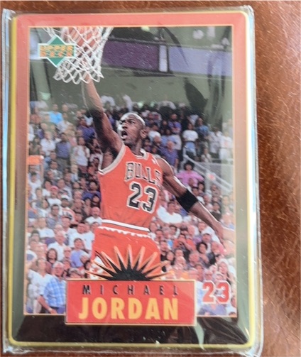 1996 Upper Deck Metal #2 Michael Jordan — front