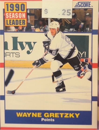 1990-91 Score #353 Wayne Gretzky — front