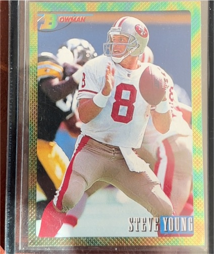 1993 Bowman #270 Steve Young — front