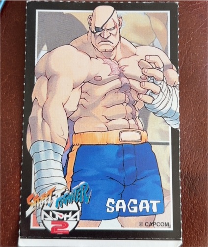1994 Street Fighter Alpha 2 Sagat — front