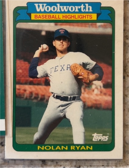 1990 Topps Woolworth Baseball Highlights Nolan Ryan — front