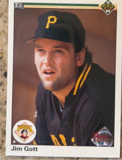 1990 Upper Deck #89A Jim Gott — front
