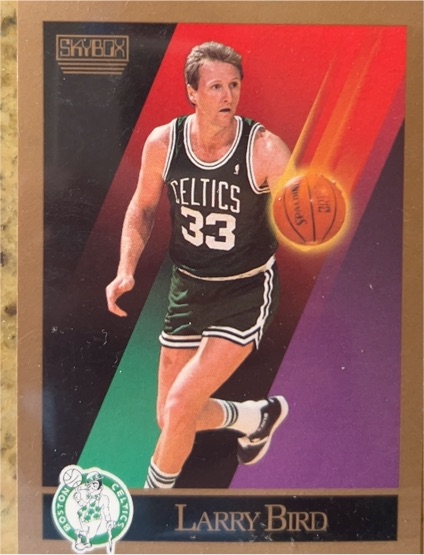 1990-91 SkyBox #14 Larry Bird — front