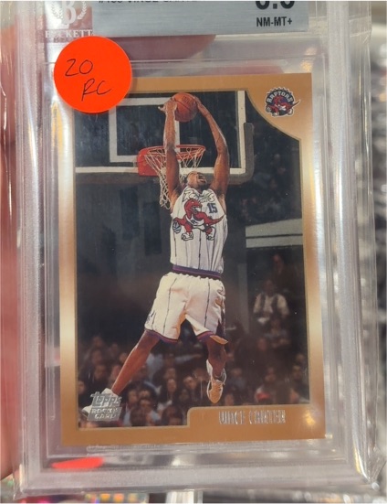 1998-99 Topps #199 Vince Carter Rookie Card — front