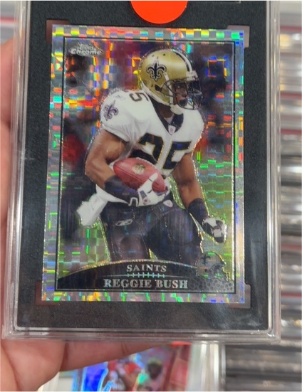 2009 Topps Chrome Xfractor #TC92 Reggie Bush — front