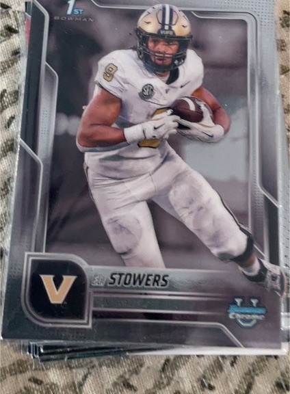 2025 Bowman Chrome University #191 Eli Stowers — front