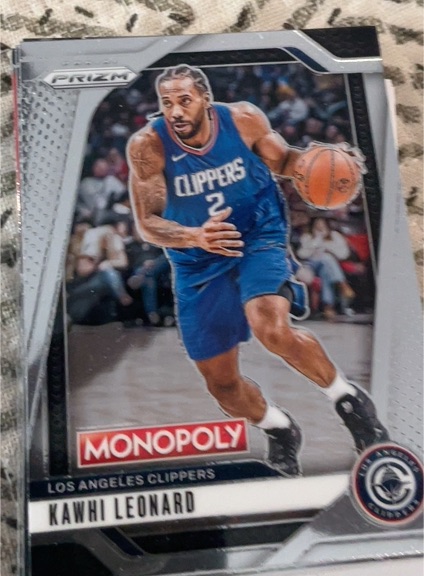 2024-25 Panini Prizm Monopoly #19 Kawhi Leonard — front
