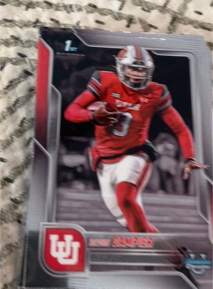 2025 Bowman Chrome University #3 Devon Dampier — front