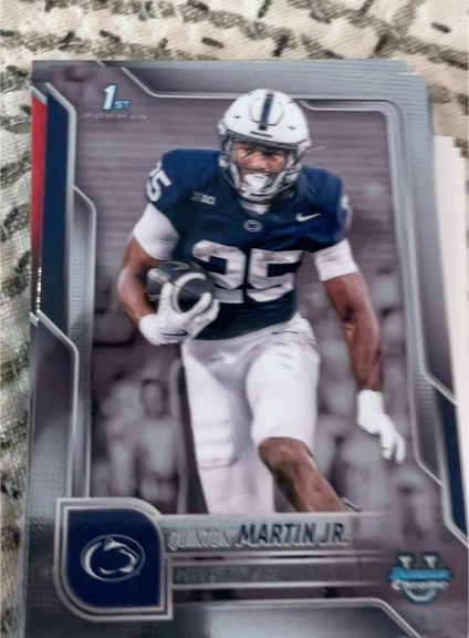 2025 Bowman University Chrome #167 Quinton Martin Jr. — front