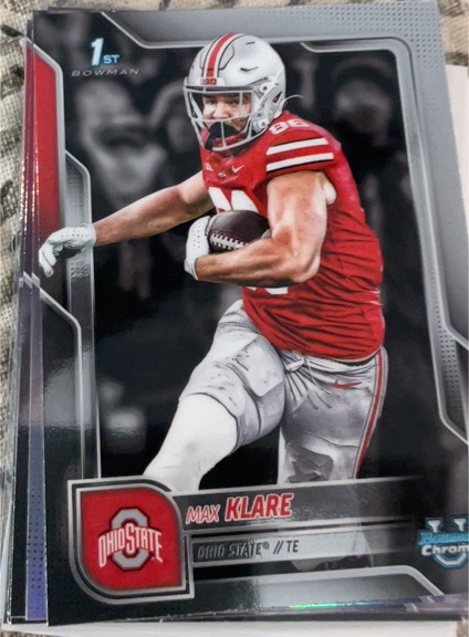 2025 Bowman Chrome University #59 Max Klare — front