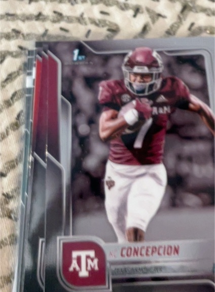 2025 Bowman University #unknown KC Concepcion — front